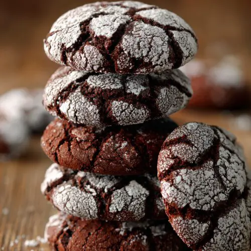 Chocolate Crinkle Cookies Recipe