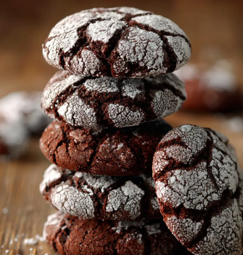 Chocolate Crinkle Cookies Recipe
