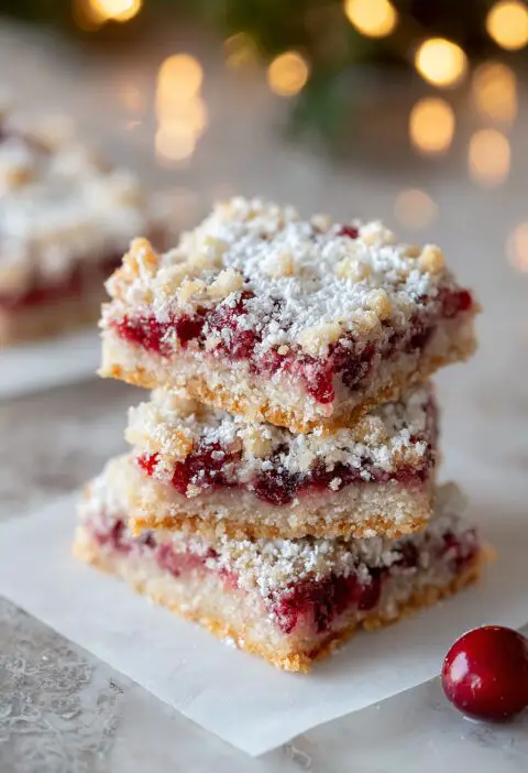 Christmas Cherry Bars Recipe