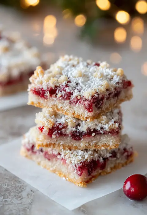 Christmas Cherry Bars Recipe