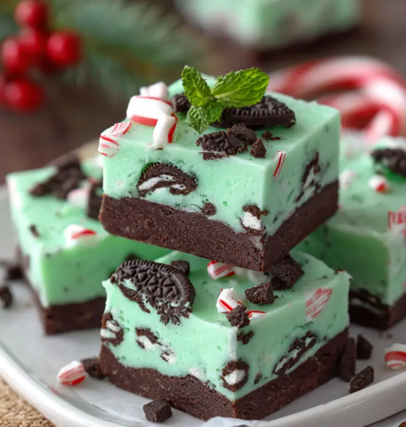 Christmas Mint Oreo Fudge Recipe