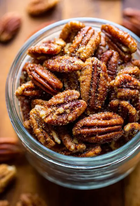 Cinnamon Sugar Roasted Pecans Recipe