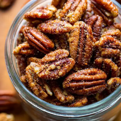 Cinnamon Sugar Roasted Pecans Recipe