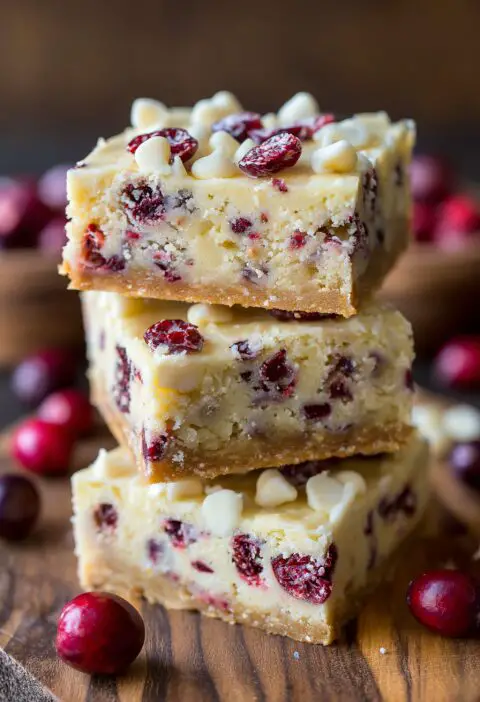 Cranberry Bliss Bars Recipe