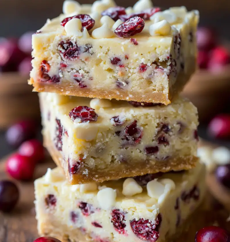 Cranberry Bliss Bars Recipe