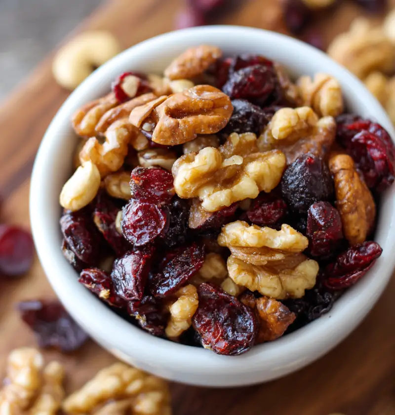 Cranberry Walnut Snack Mix Recipe