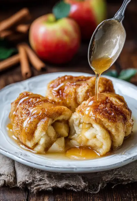 Crescent Roll Apple Dumplings Recipe