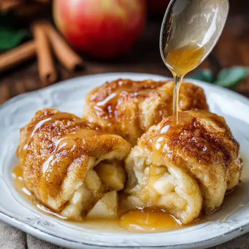 Crescent Roll Apple Dumplings Recipe