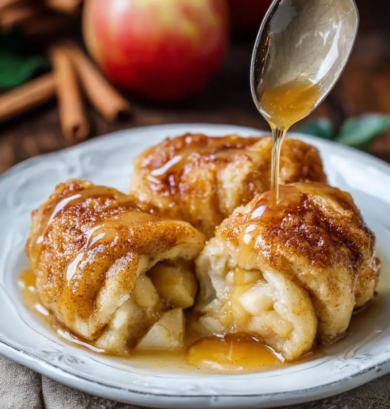 Crescent Roll Apple Dumplings Recipe