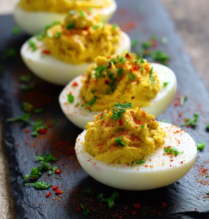 Curry Deviled Eggs Recipe