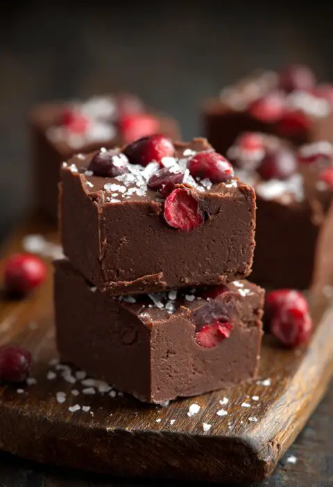 Dark Chocolate Cherry Fudge Recipe