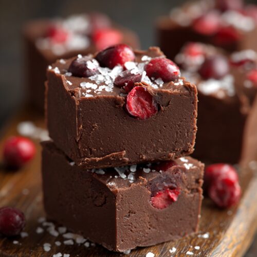 Dark Chocolate Cherry Fudge Recipe