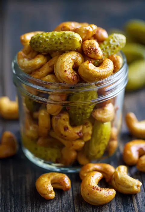 Dill Pickle Cashews Recipe