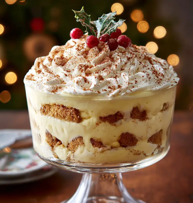 Eggnog Trifle Recipe
