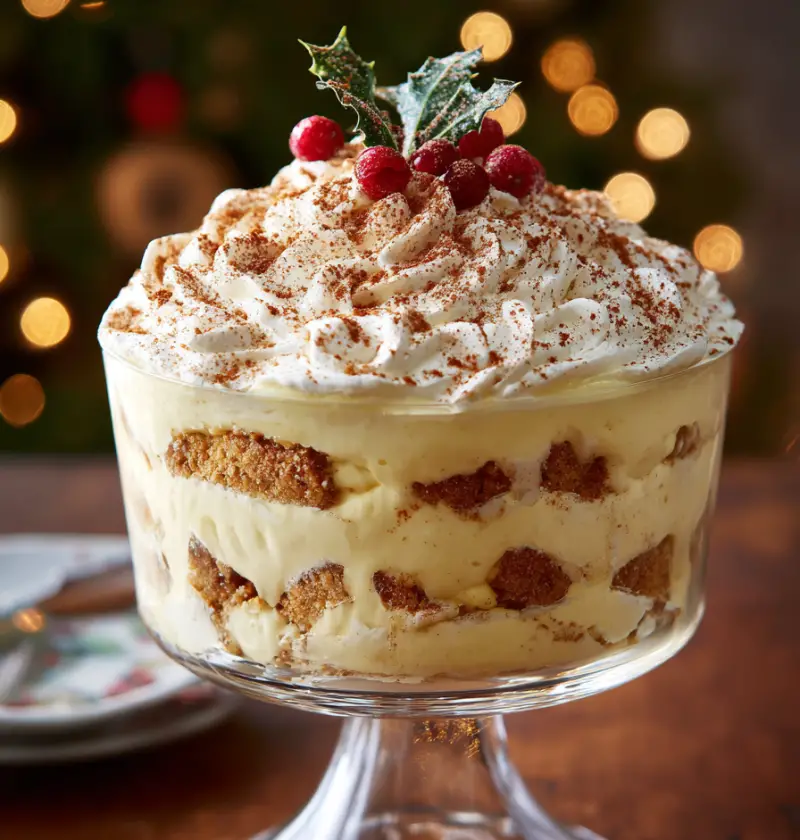 Eggnog Trifle Recipe