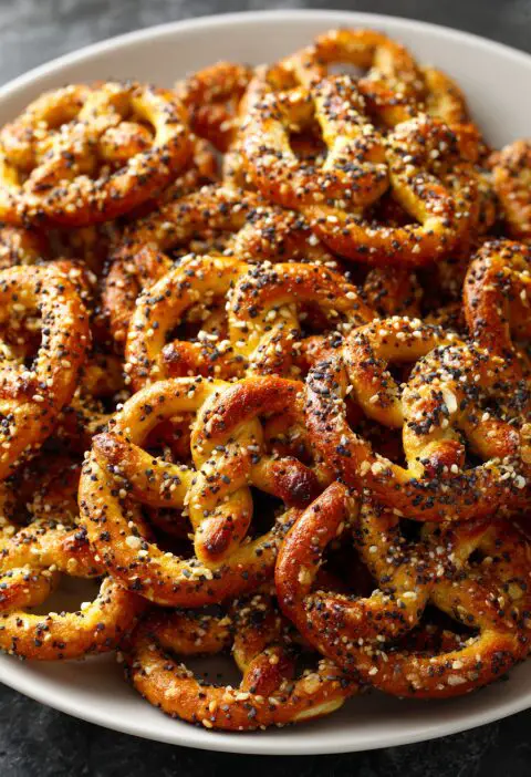 Everything Bagel Seasoned Pretzels Recipe