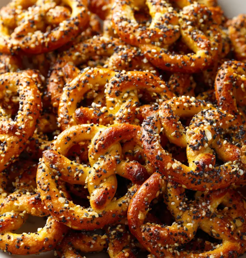 Everything Bagel Seasoned Pretzels Recipe