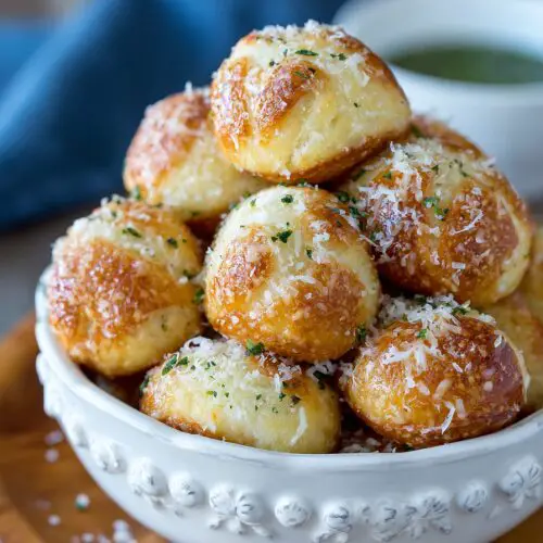 Garlic Parmesan Pretzel Bites Recipe