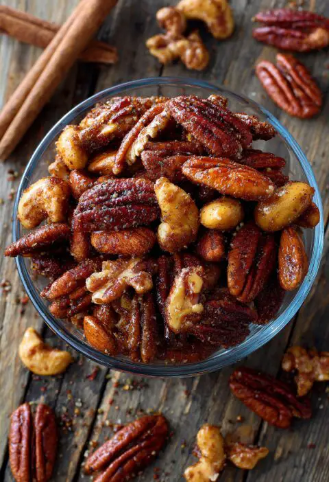Gingerbread Spiced Nuts Recipe
