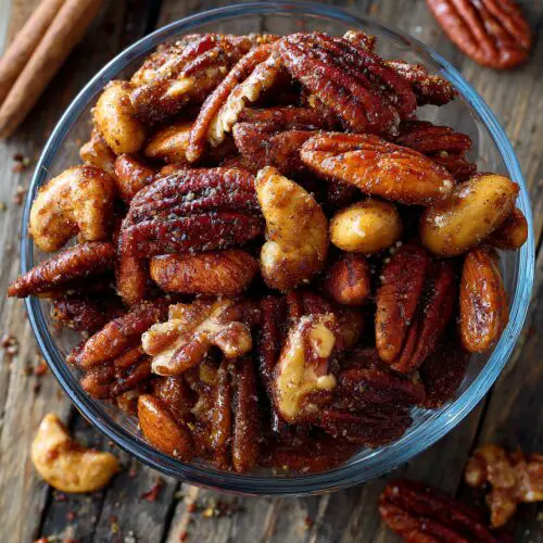 Gingerbread Spiced Nuts Recipe