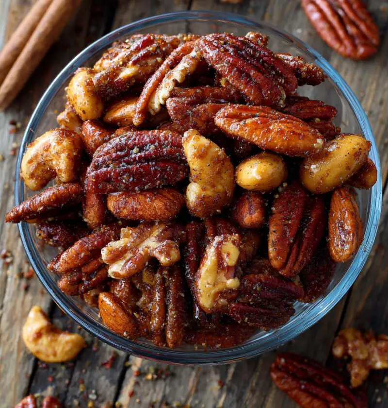 Gingerbread Spiced Nuts Recipe