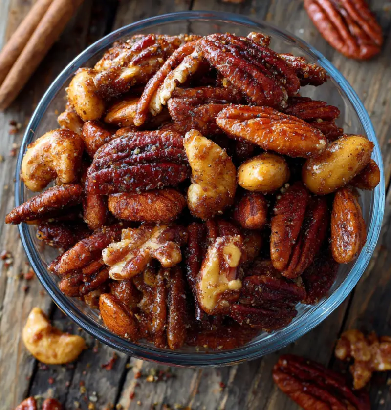 Gingerbread Spiced Nuts Recipe