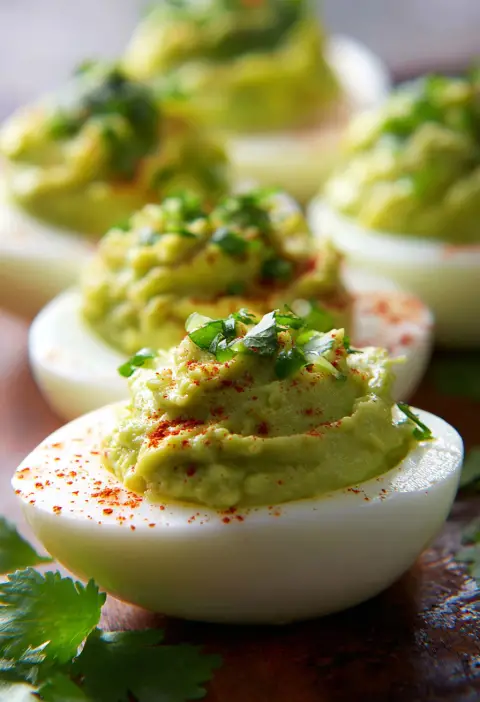 Guacamole Deviled Eggs Recipe