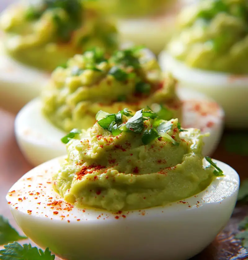 Guacamole Deviled Eggs Recipe