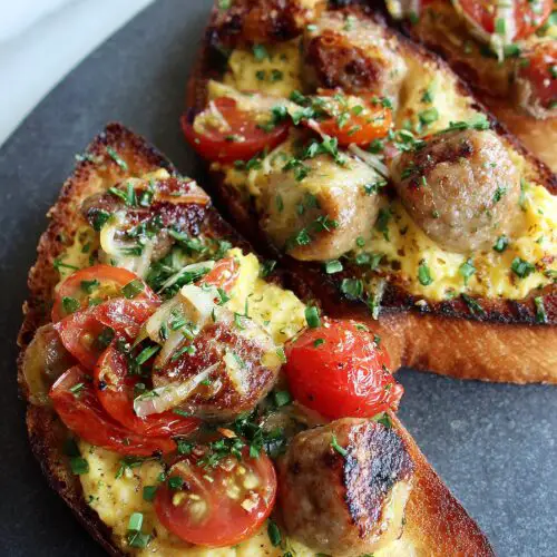 Hanky Panky Sausage Toast Recipe