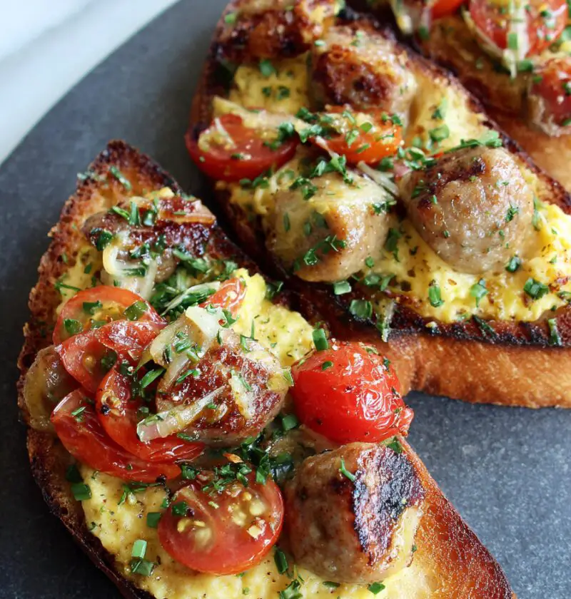 Hanky Panky Sausage Toast Recipe