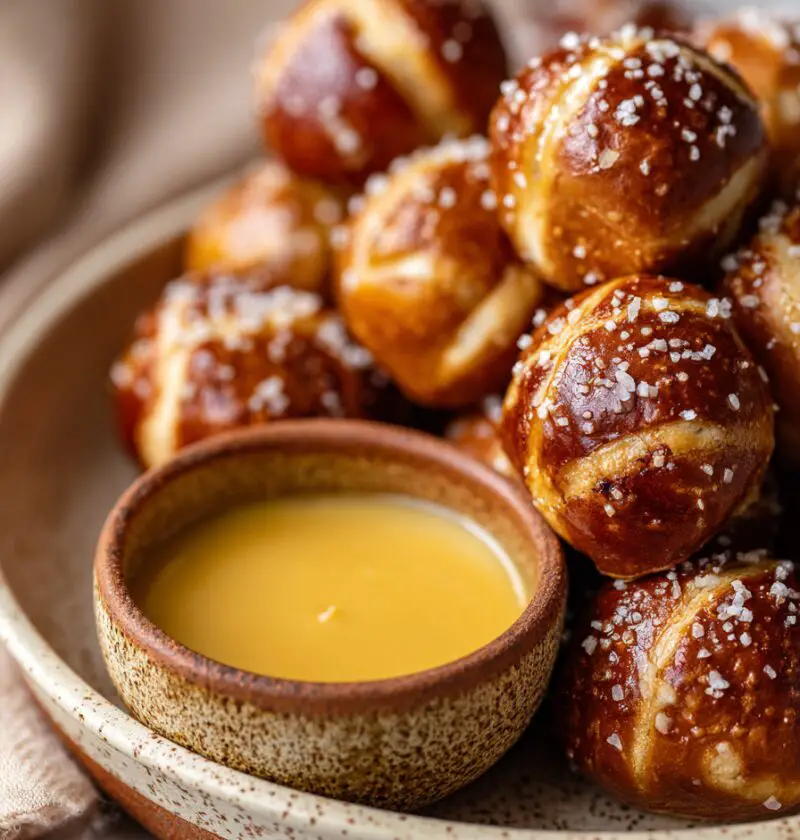 Honey Mustard Pretzel Bites Recipe
