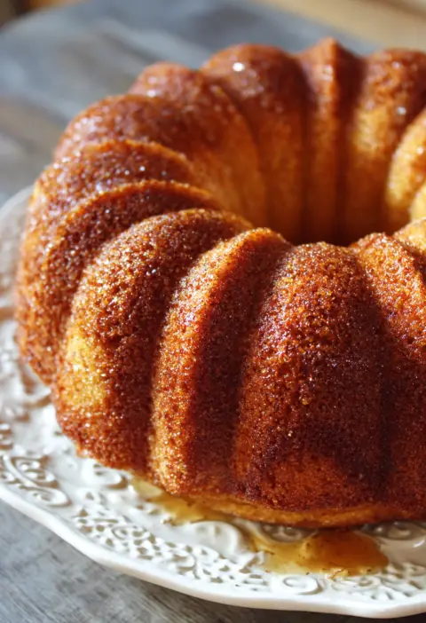 Hot Buttered Rum Cake Recipe