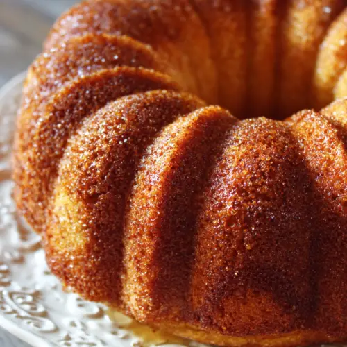 Hot Buttered Rum Cake Recipe