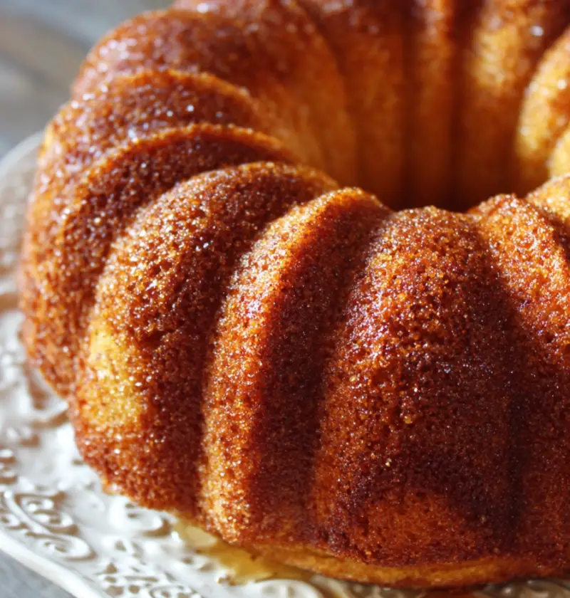 Hot Buttered Rum Cake Recipe