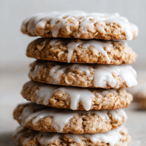 Iced Oatmeal Cookies Recipe
