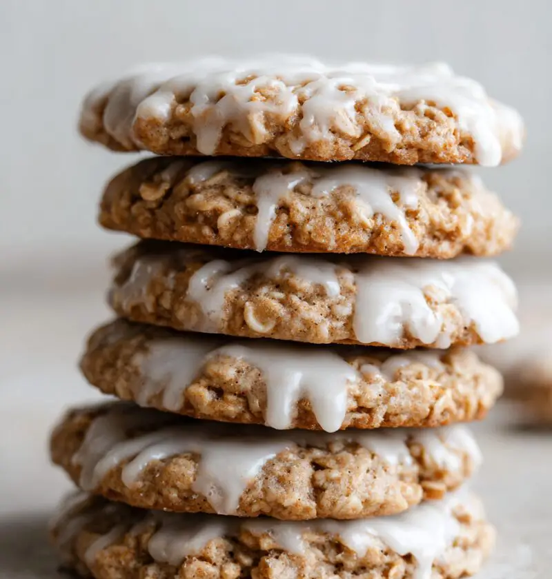 Iced Oatmeal Cookies Recipe