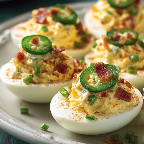 Jalapeño Popper Deviled Eggs Recipe
