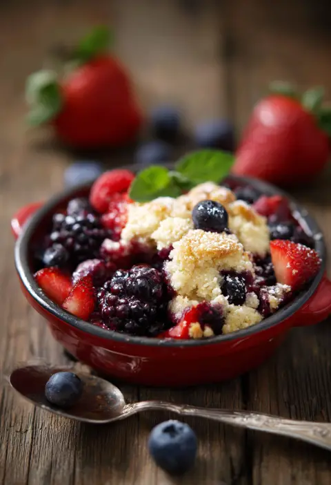 Mixed Berry Cobbler Recipe
