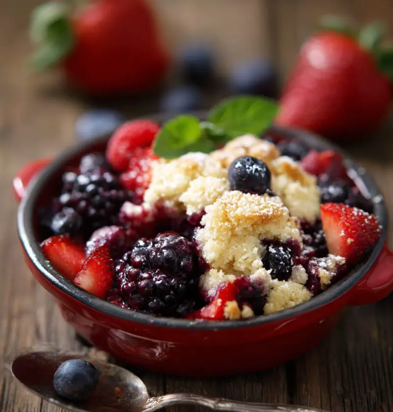 Mixed Berry Cobbler Recipe