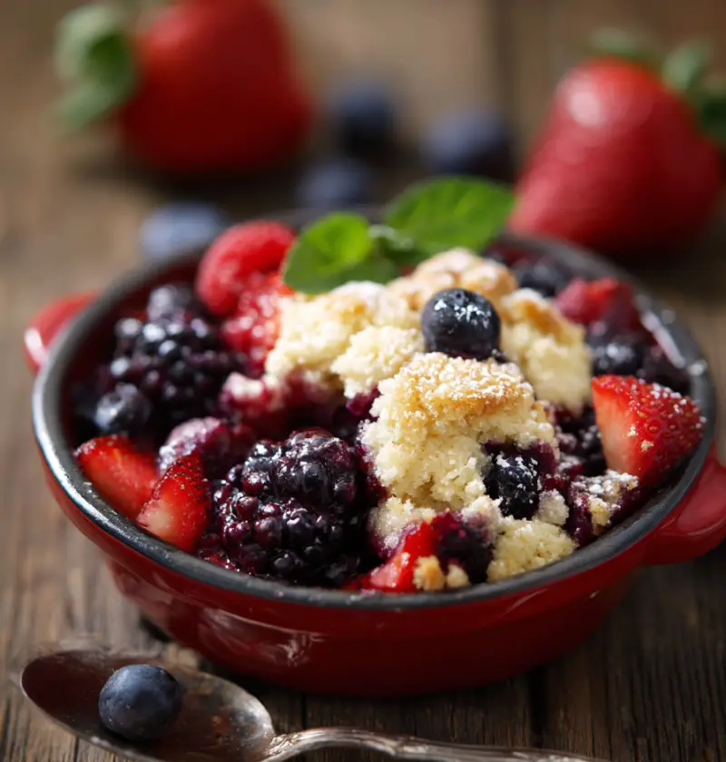 Mixed Berry Cobbler Recipe