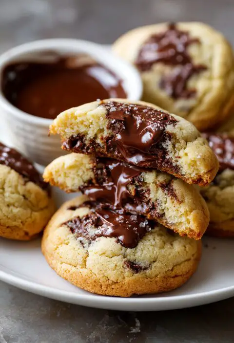 Nutella Stuffed Cookies Recipe