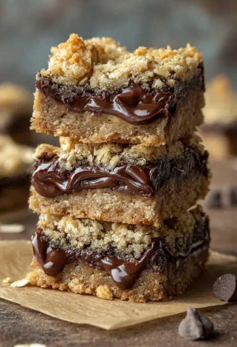 Oatmeal Fudge Revel Bars Recipe