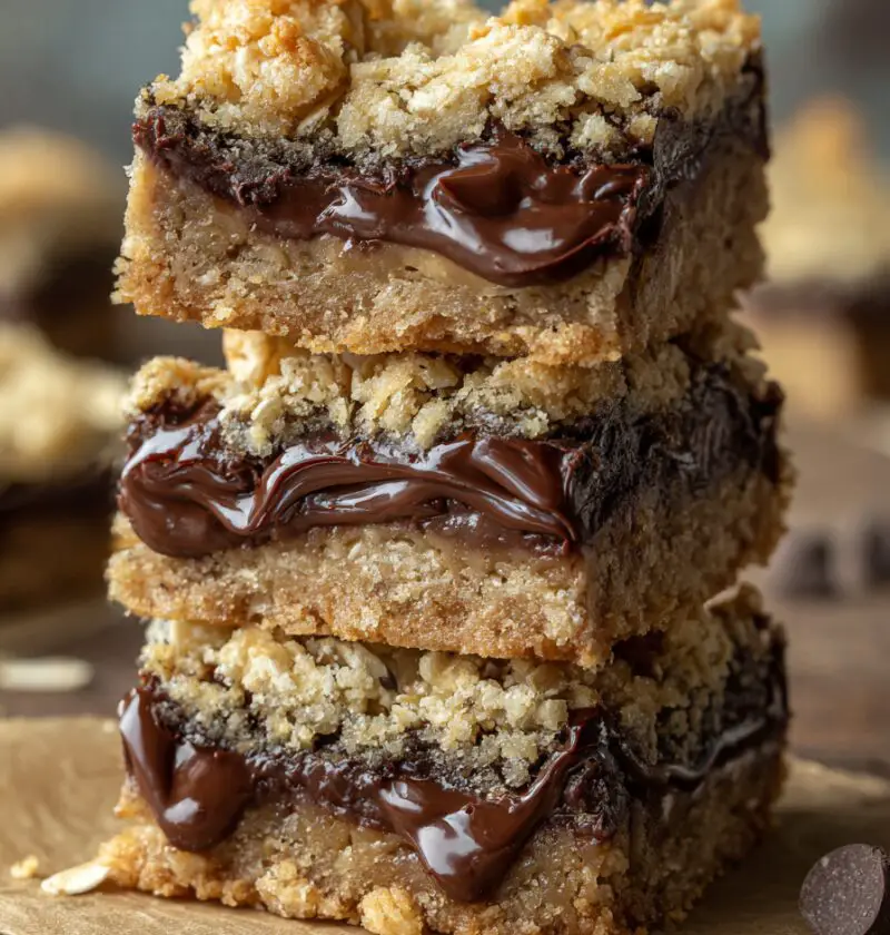 Oatmeal Fudge Revel Bars Recipe