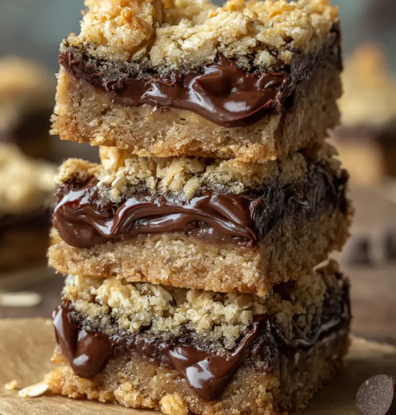 Oatmeal Fudge Revel Bars Recipe