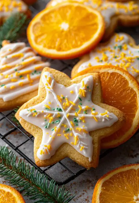 Orange Glazed Cookies Recipe