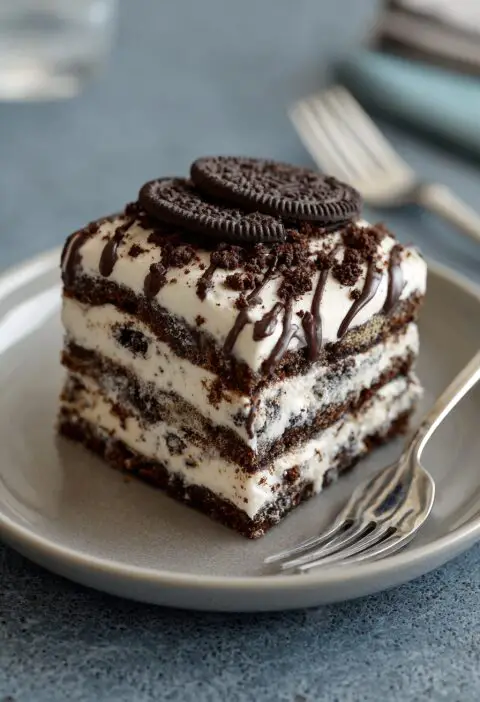 Oreo Icebox Cake Recipe