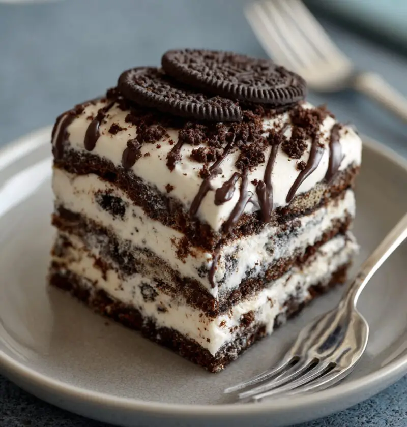 Oreo Icebox Cake Recipe