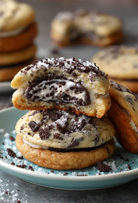 Oreo Stuffed Cookies Recipe