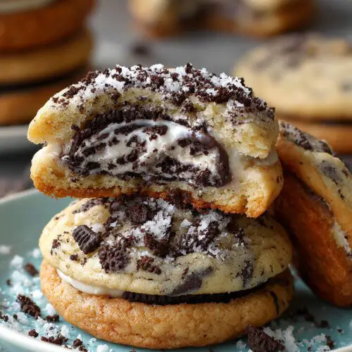 Oreo Stuffed Cookies Recipe