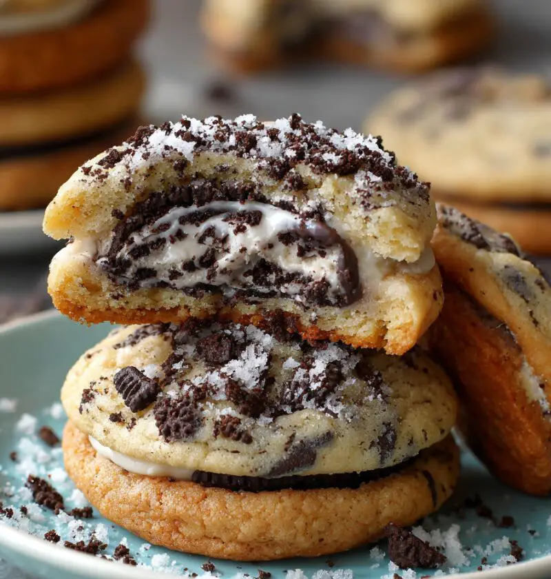 Oreo Stuffed Cookies Recipe